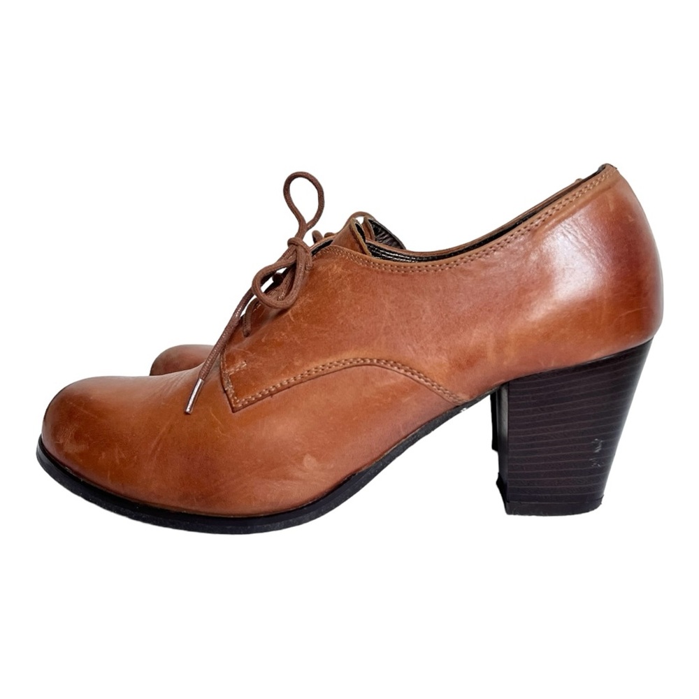 Brown Leather Ankle Boots - Picture 2 of 12